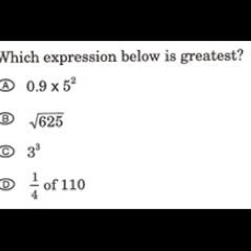question 1 for fcat blog