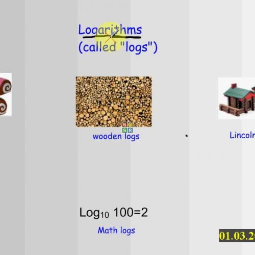 Intro Logs and convert log form to exponentia