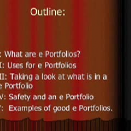 ePortfolios for Fifth Grade Students