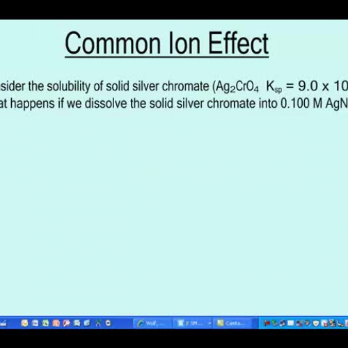 AP Chem Solubility Part 2