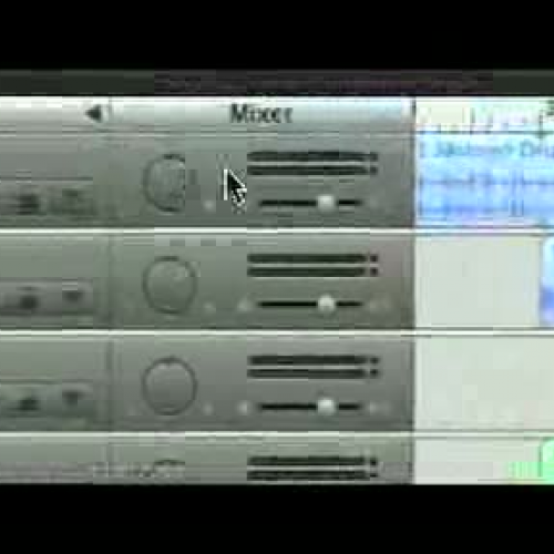 GarageBand Tute 7 - mix vol pan