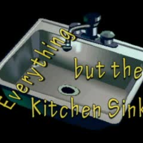 Idioms in ASL  Everything but the Kitchen Sin