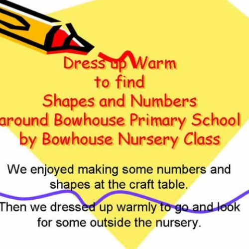 Nnmbers and shapes around the school