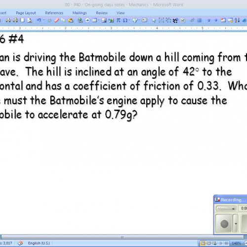 PHY 40S - Class notes - Mar 5a 09