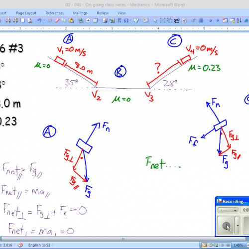 PHY 40S - Class notes - Mar 5b 09