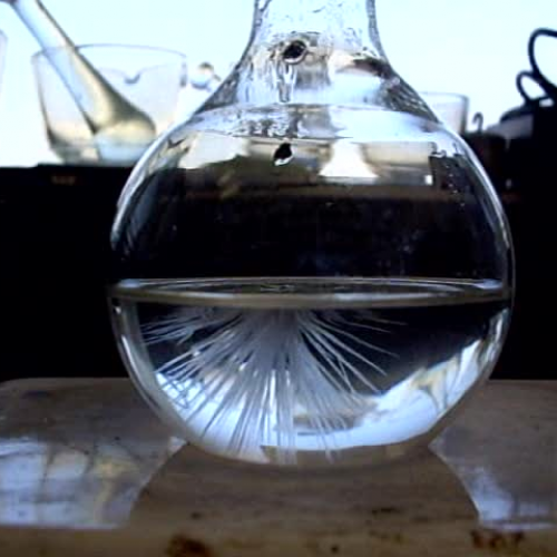 Supersaturated Sodium Acetate - Slow Crystali