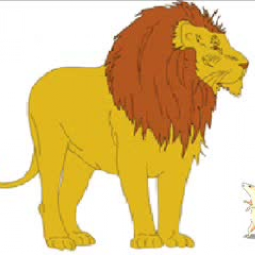 Aesops LION AND THE MOUSE -- Www.SmithLiterar