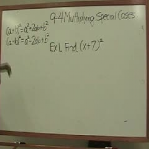 9-4  Multiplying Special Cases