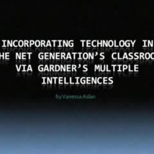 Technology and Multiple Intelligence