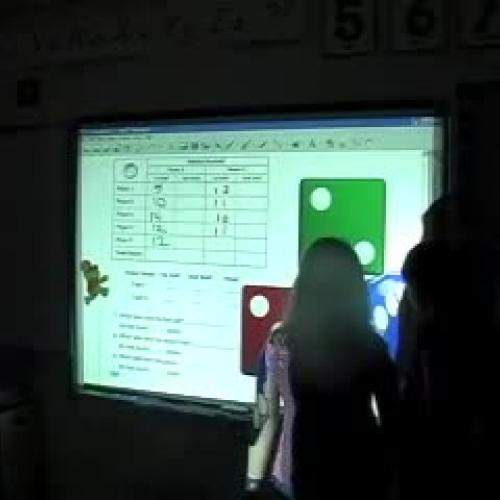 SmartBoard Math Lesson