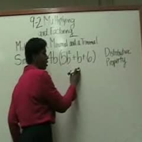 9-2 Multiplying Binomials Part 1