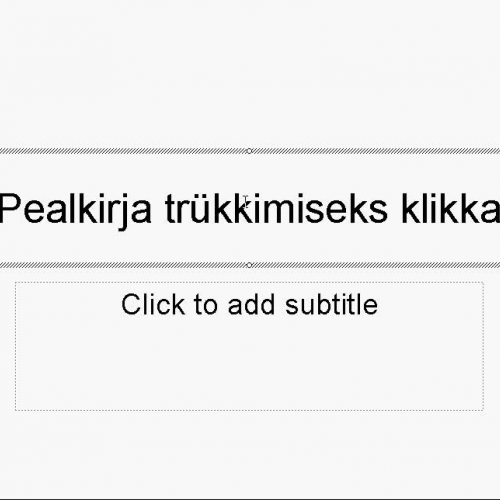 PowerPoint - pealkiri