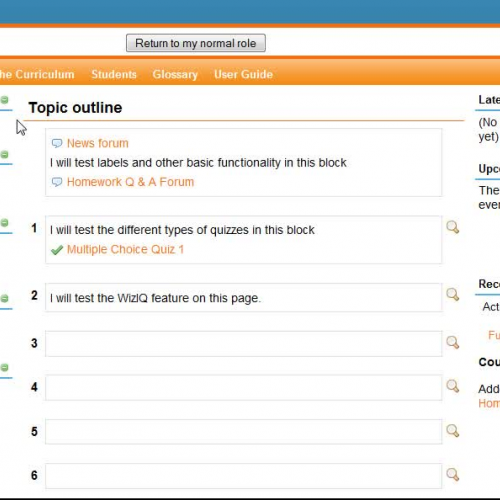 Moodle Classroom - How to post to the forums