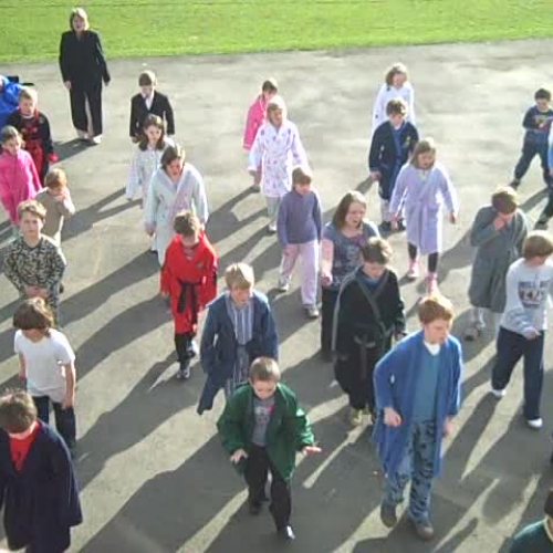 Line dance sun goes down