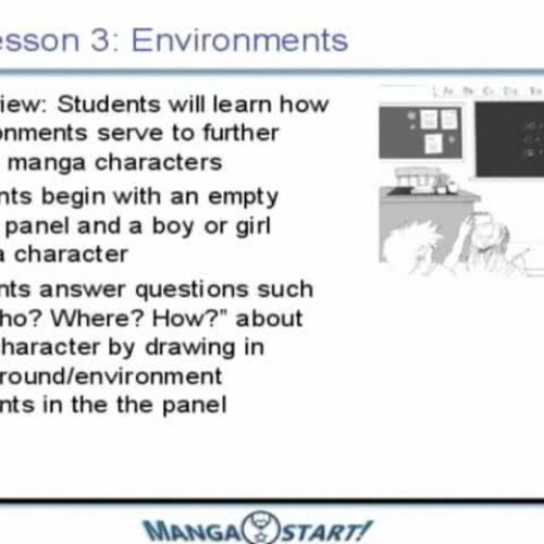Manga for Classroom Art Education- Environmen