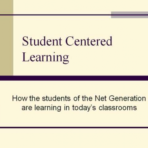 Student Centered Learning