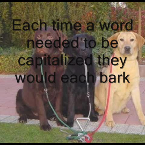 Capitalization Rules