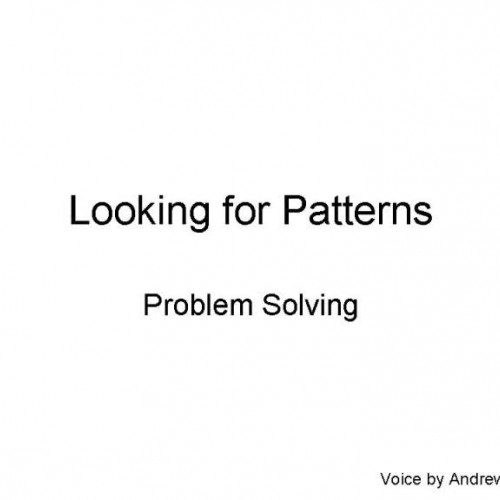 Looking for Patterns