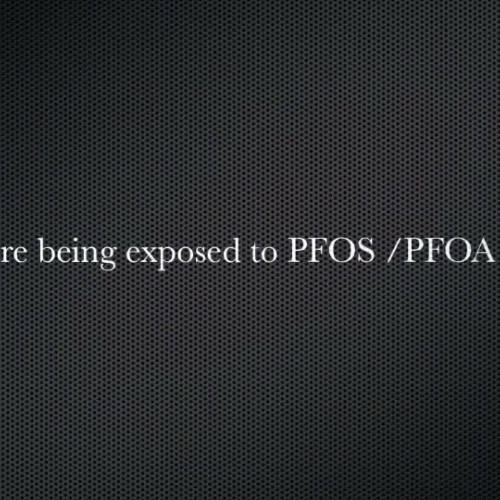 Public service Announcement PFOA and  PFOS