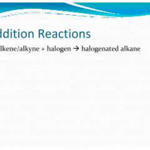 Addition Reactions