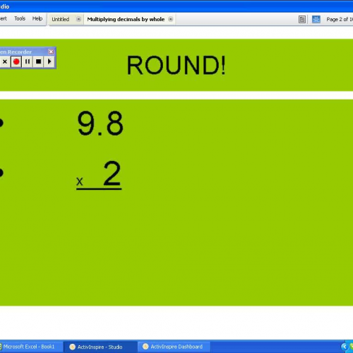 Multiplying Decimals by Whole Numbers