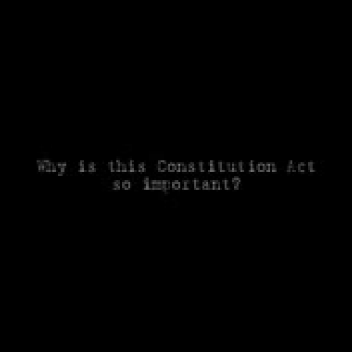 Law 30 Constitution and the Charter