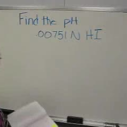 Finding the pH of Stong Acids