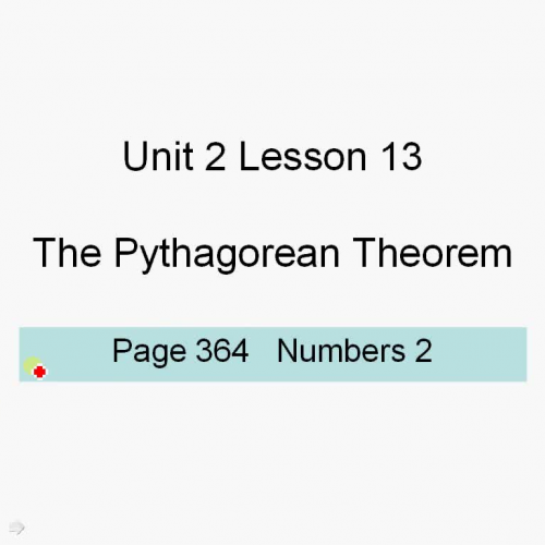 Unit 2 Lesson 13 page 364 num 2