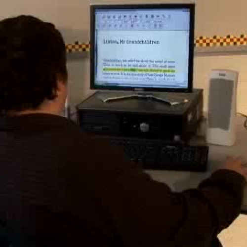 Bookshare Demonstration By High SchoolStudent