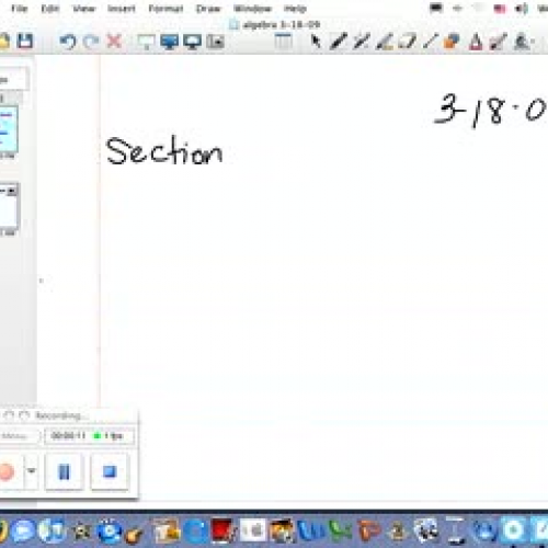 Algebra 1 notes - Slope-Intercept Form
