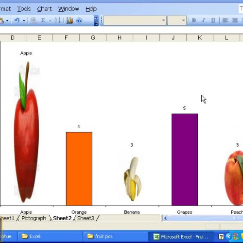 Excel Charts Pictograph