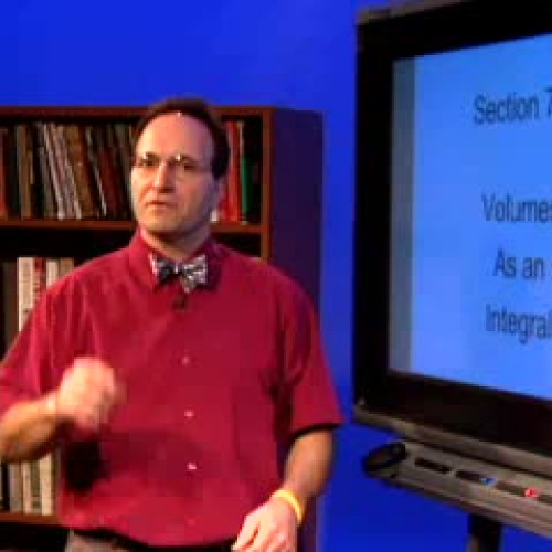 Volumes as an Integral