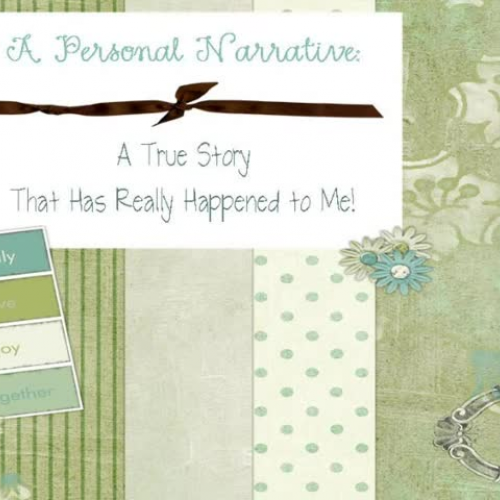 Writing a Personal Narrative