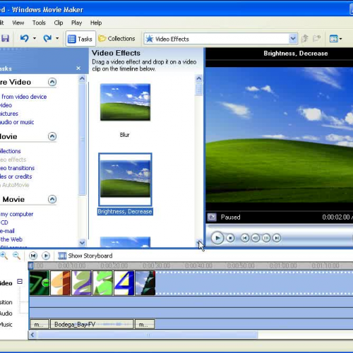 Movie Maker Effects and Transitions