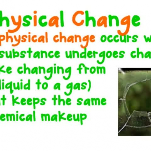 Physical Change Slide Show