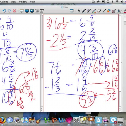 Adding and Subtracting Fractions