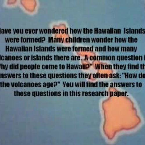Formation of Hawaii