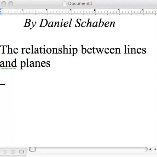 Relationships between lines and planes Arapah