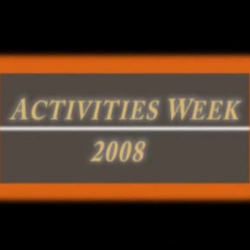 Activities Week 2008