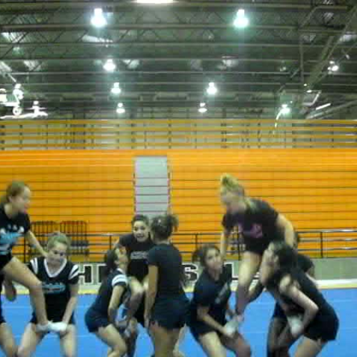 OHS Cheer Pyramid