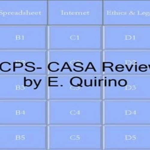 3rd Grade CASA Review