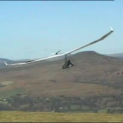 Launching a rigid wing hang glider