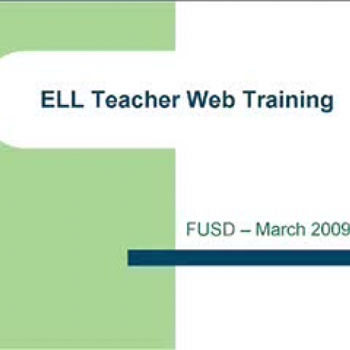 ELL Meeting March09
