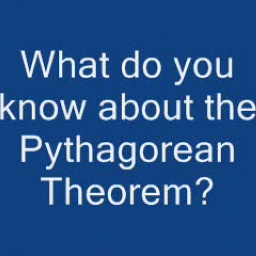 Pythagorean Theorem