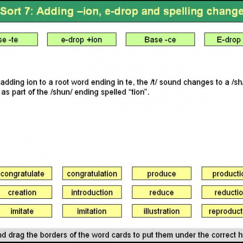 Forest Sort 7 Adding ion with e-drop or spell