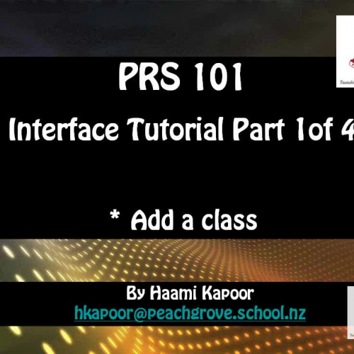 PRS 101