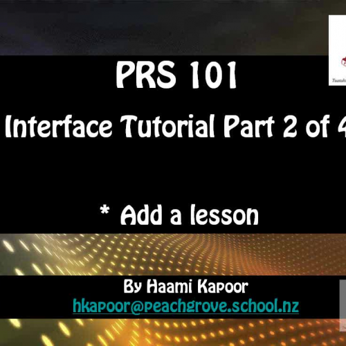 PRS 101