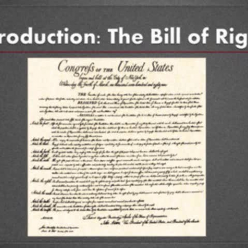 The Bill of Rights