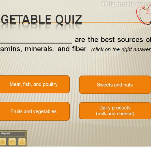 Creating Multiple-choice quiz using Powerpoin