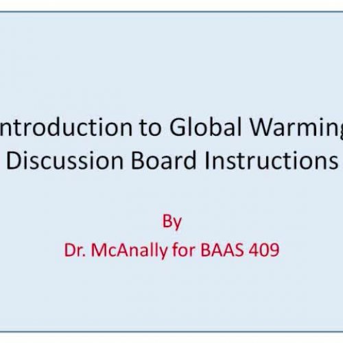 BAAS 409 Unit 4 Introduction to Discussion Bo